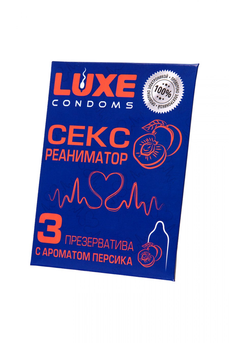 Презервативы Секс реаниматор с ароматом персик